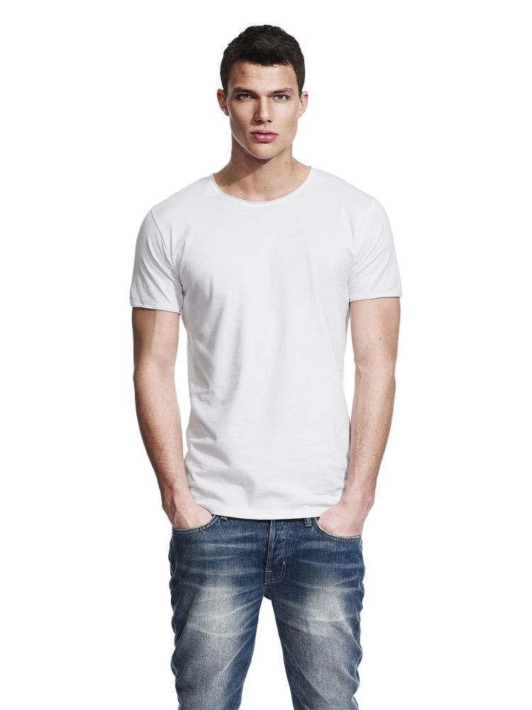 Continental Clothing N15 CAMISETA CUELLO CRUDO JERSEY HOMBRE