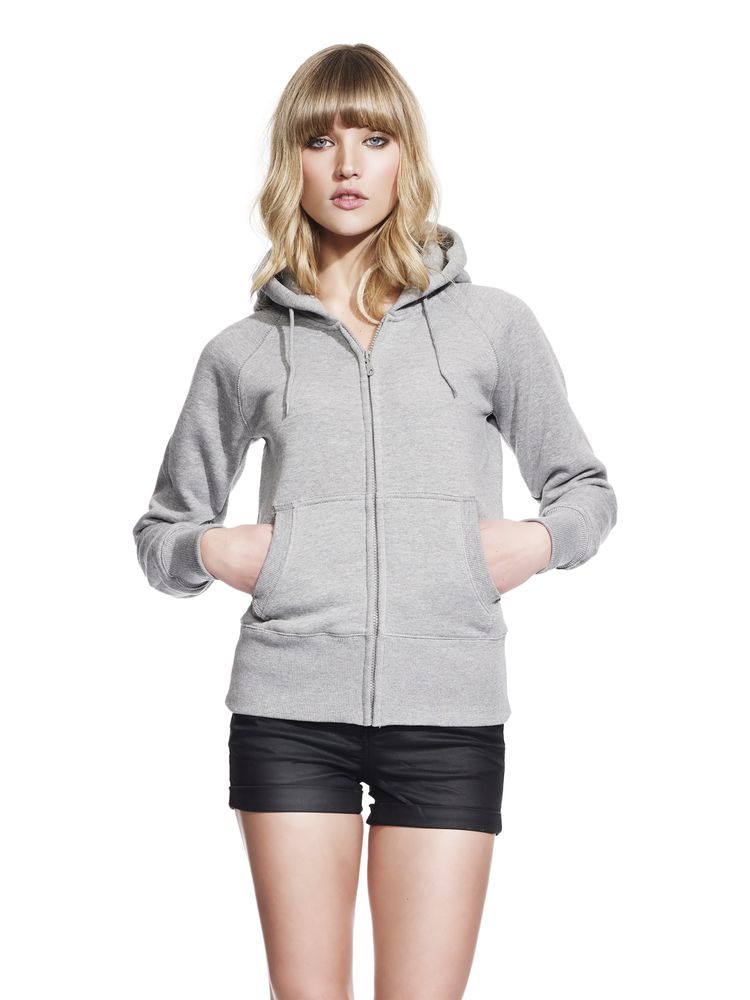 Continental Clothing XN53Z SUDADERA CON CREMALLERA RAGLÁN MUJER