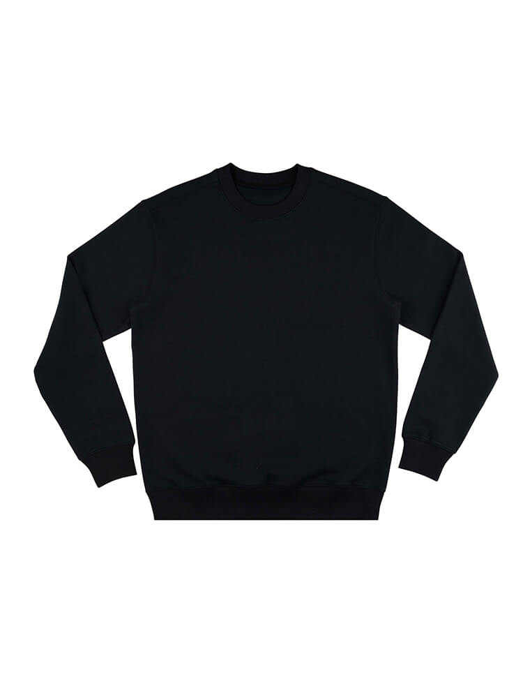 COR62 SUÉTER ALTO GRAMAJE HOMBRE / UNISEX Black