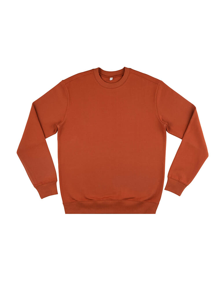COR62 SUÉTER ALTO GRAMAJE HOMBRE / UNISEX Dark Orange