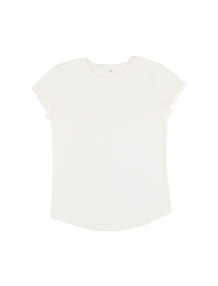 EP16 CAMISETA MANGA ENROLLADA MUJER White Mist [Off White]