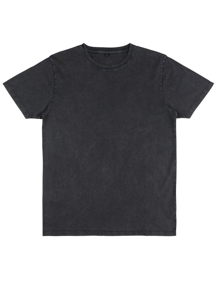 EP18 CAMISETA HOMBRE / UNISEX DE ALTO GRAMAJE Stone Wash Black