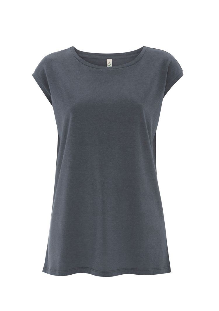 EP43 CAMISETA TENCEL MEZCLADO SIN MANGAS MUJER Light Charcoal