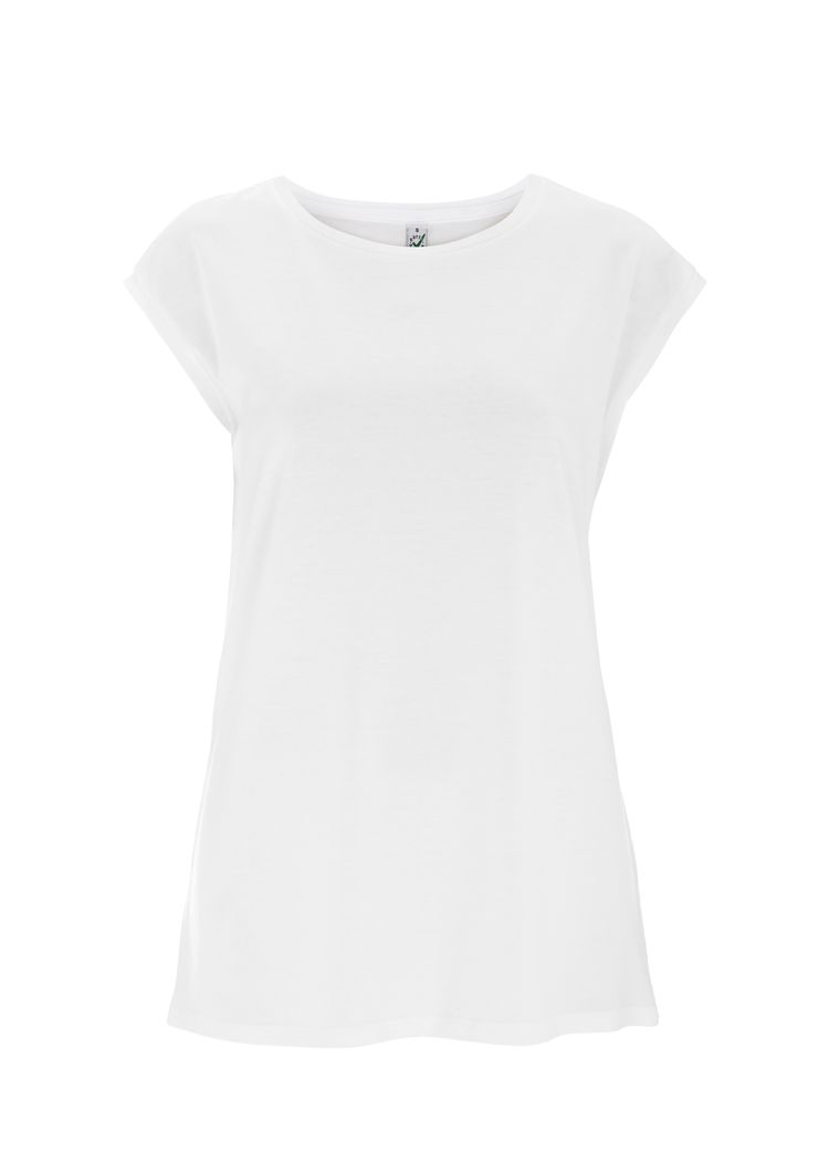 EP43 CAMISETA TENCEL MEZCLADO SIN MANGAS MUJER White