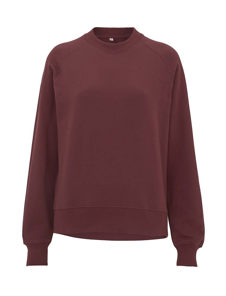 EP63 SUÉTER MANGA RAGLÁN MUJER Burgundy